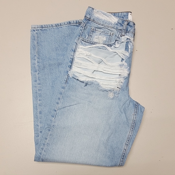 ASOS BAGGY HEAVY RIPPED JEANS - Picture 7 of 10